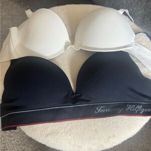 Tommy Hilfiger Women's Bra Duo - Black and White